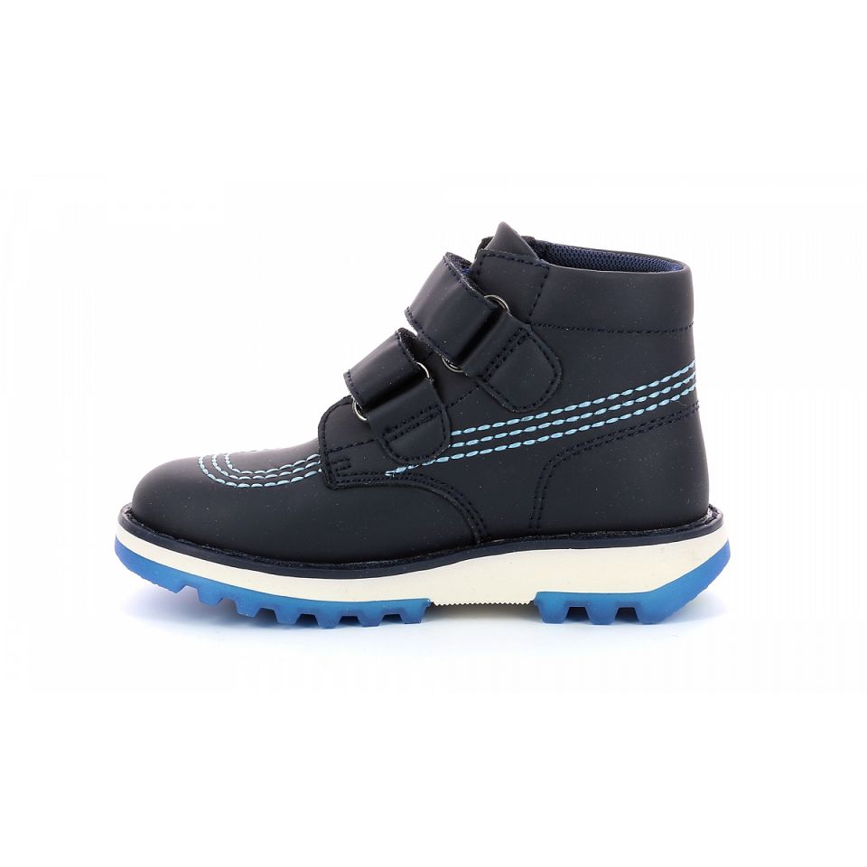 Kickers Kickfun Sneakers Pojke Marinblå | 24375-IRLZ
