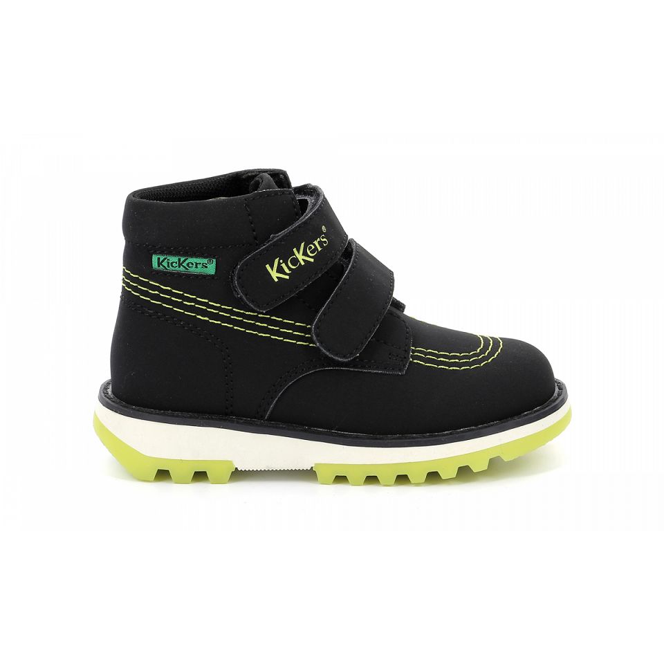 Kickers Kickfun Stövlar Tjej Svarta | 76430-SFHW