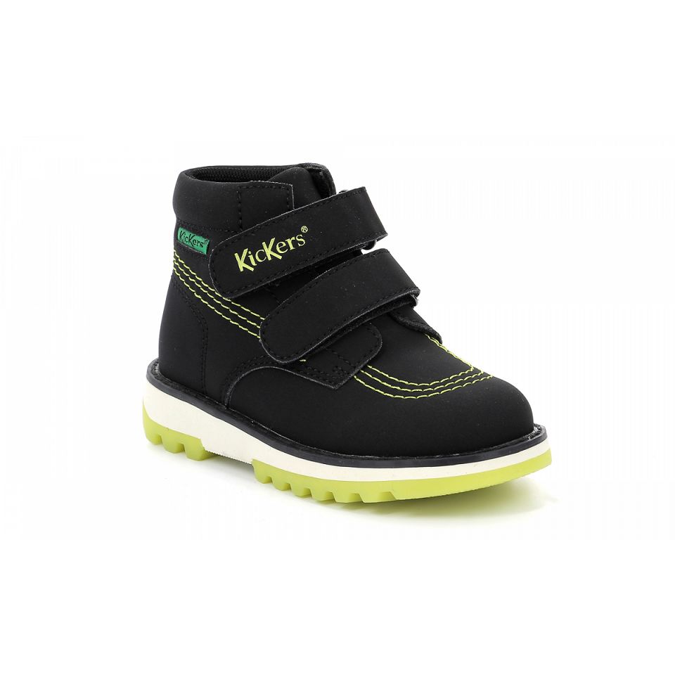 Kickers Kickfun Stövlar Tjej Svarta | 76430-SFHW