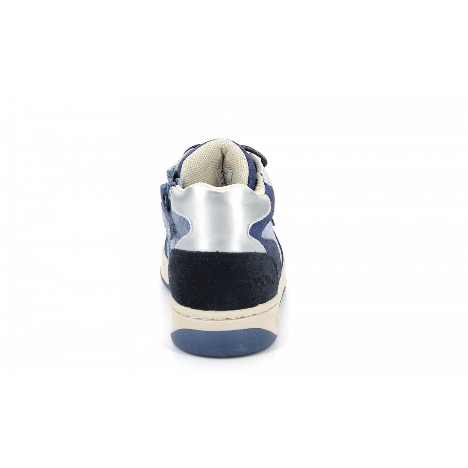 Kickers Kicklax Sneakers Pojke Marinblå Blå Leopard | 85346-QEMO