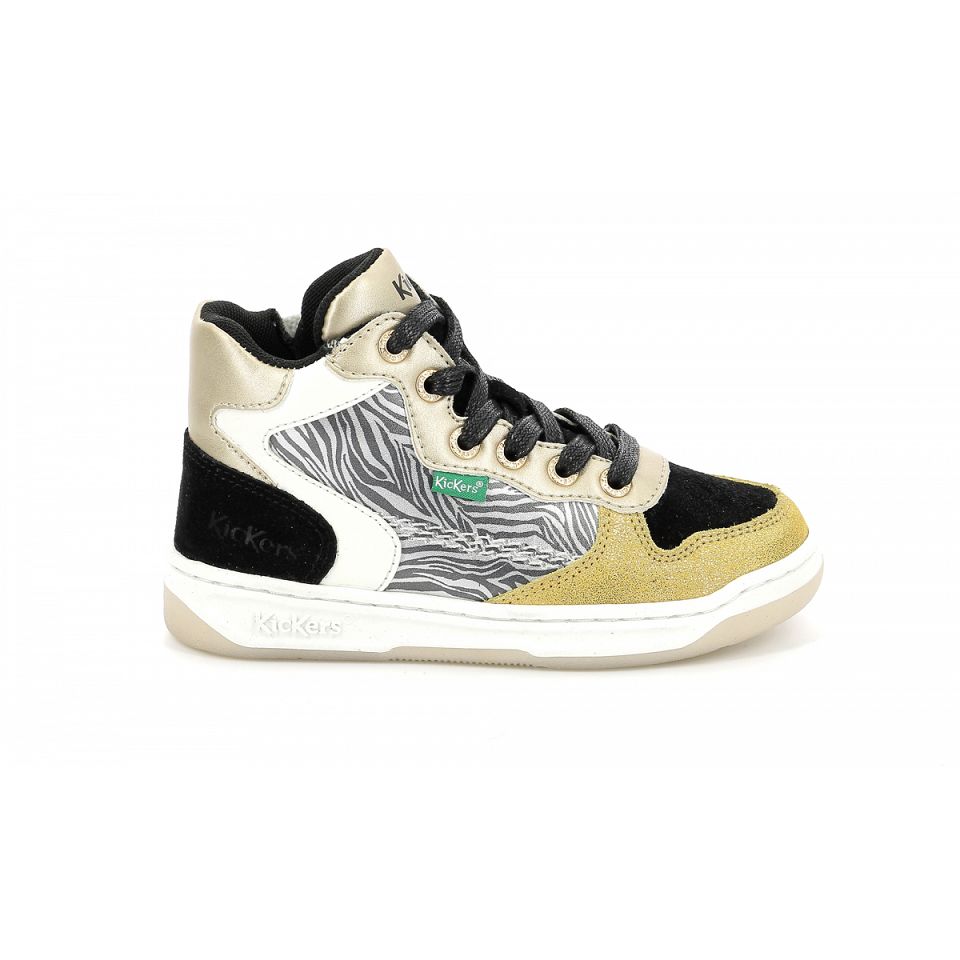 Kickers Kicklax Sneakers Tjej Svarta | 26078-GDRJ