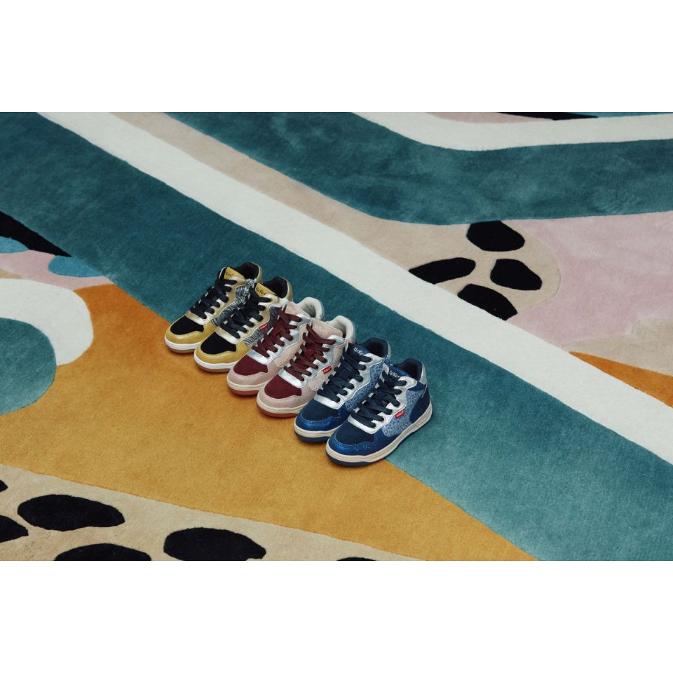 Kickers Kicklax Sneakers Tjej Svarta | 26078-GDRJ