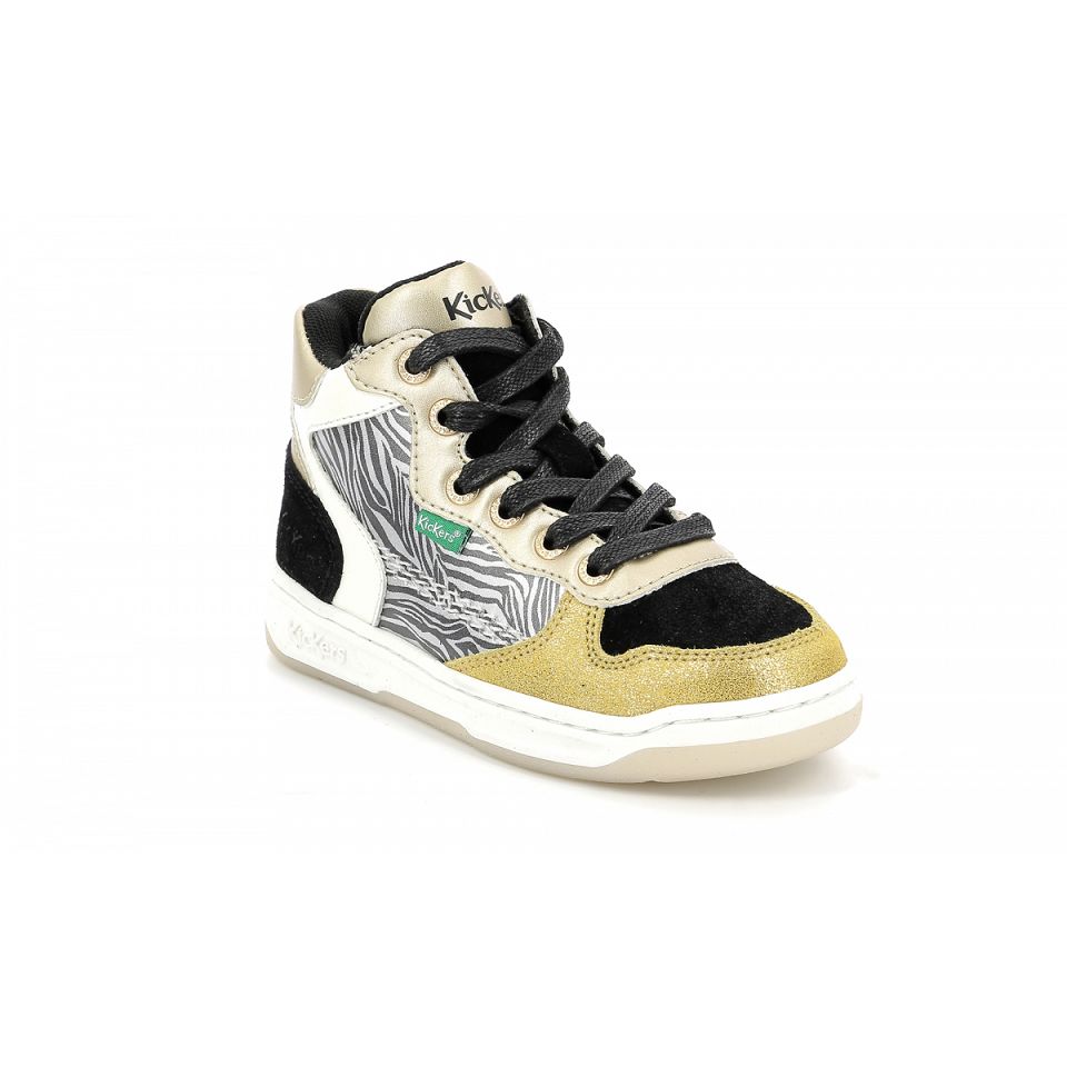 Kickers Kicklax Sneakers Tjej Svarta | 26078-GDRJ
