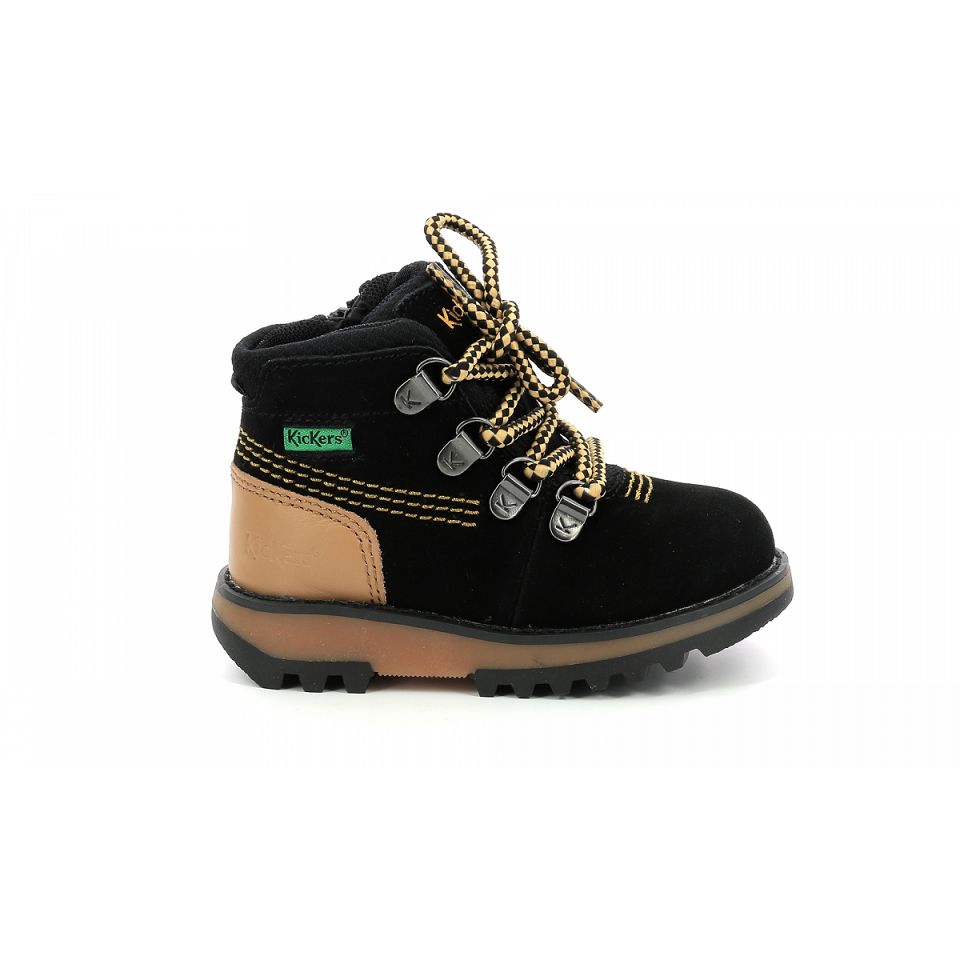 Kickers Kicknature Stövlar Tjej Svarta | 39827-XPON