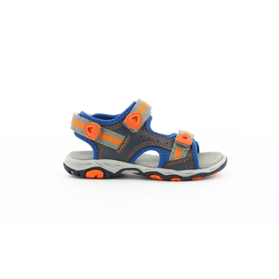 Kickers Kiwi Sandaler Pojke Blå | 37982-BYGQ