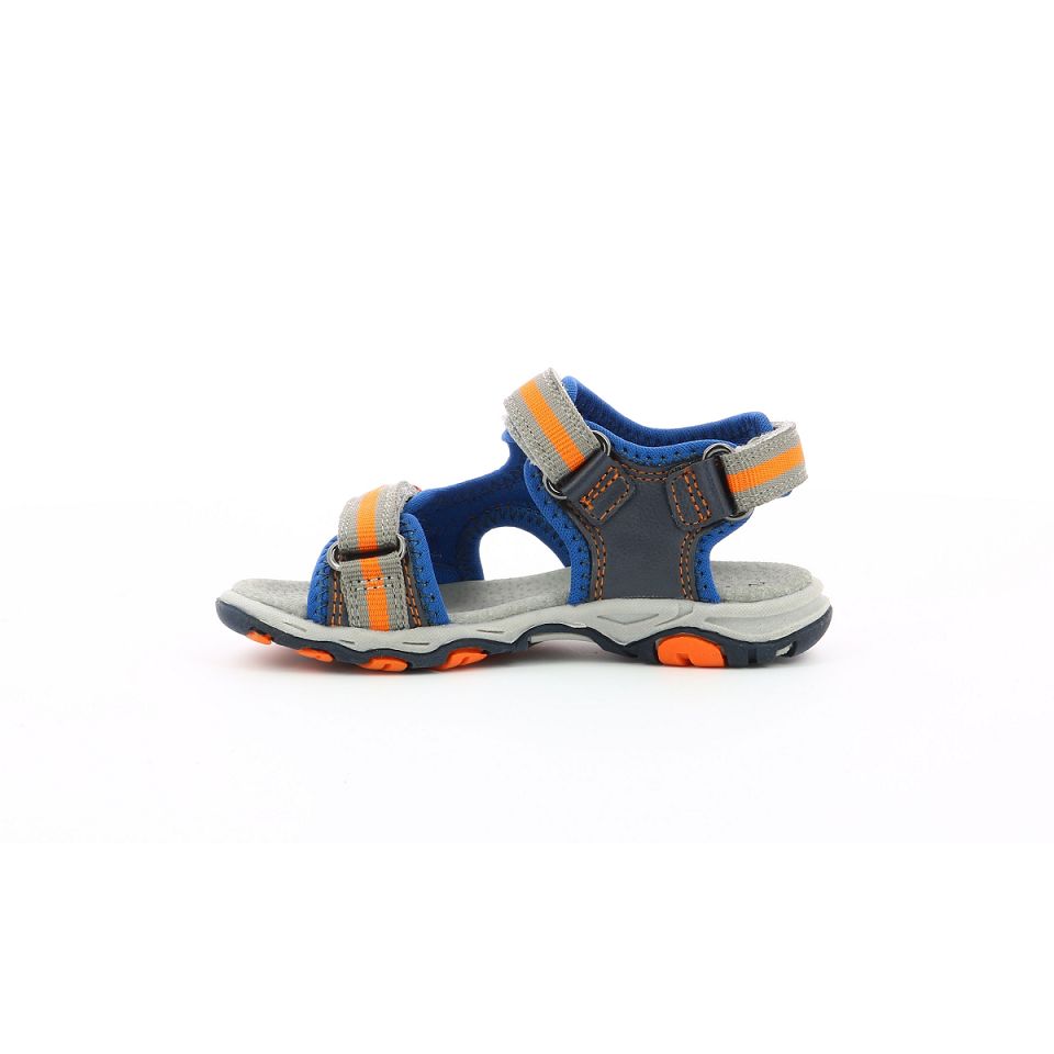 Kickers Kiwi Sandaler Pojke Blå | 37982-BYGQ
