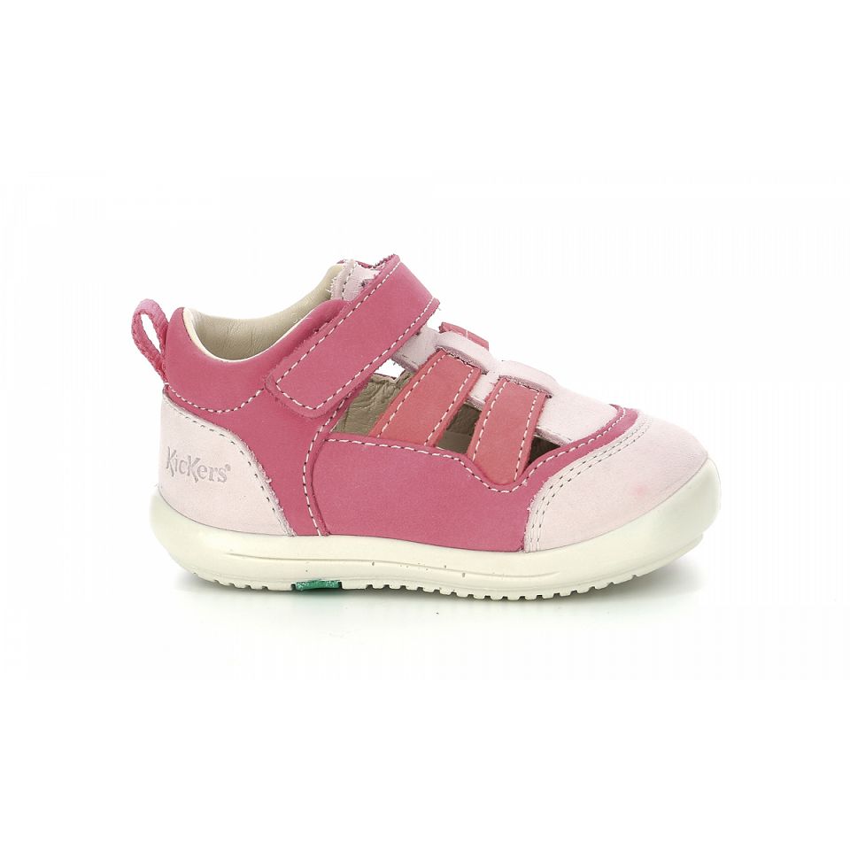 Kickers Klony Sandaler Tjej Rosa | 92647-IBOP