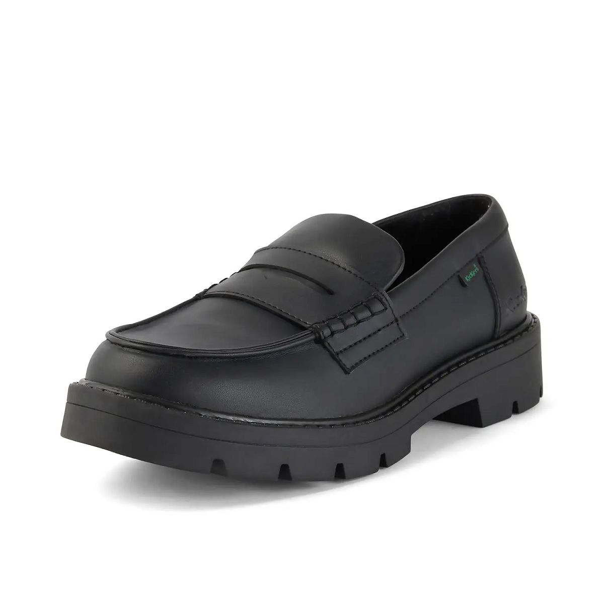 Kickers Kori Veganska Loafers Dam Svarta | 83460-SEAM