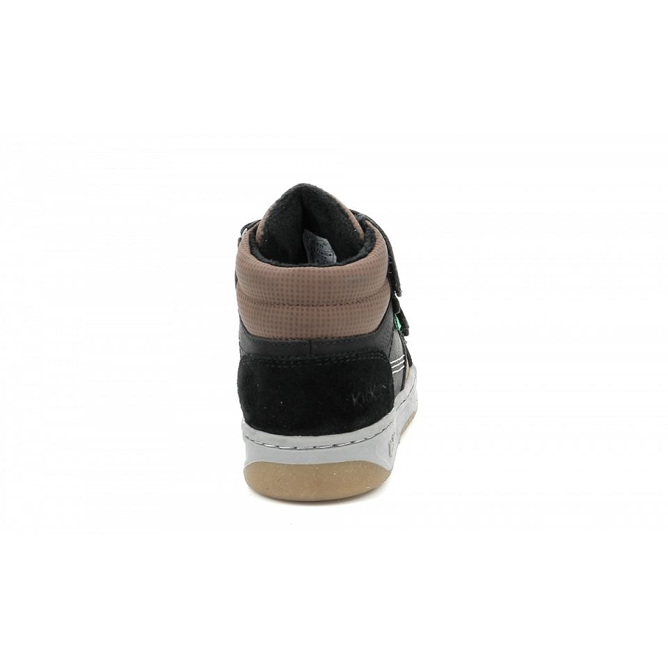 Kickers Kroisy Sneakers Pojke Svarta Bruna | 16284-IYWU