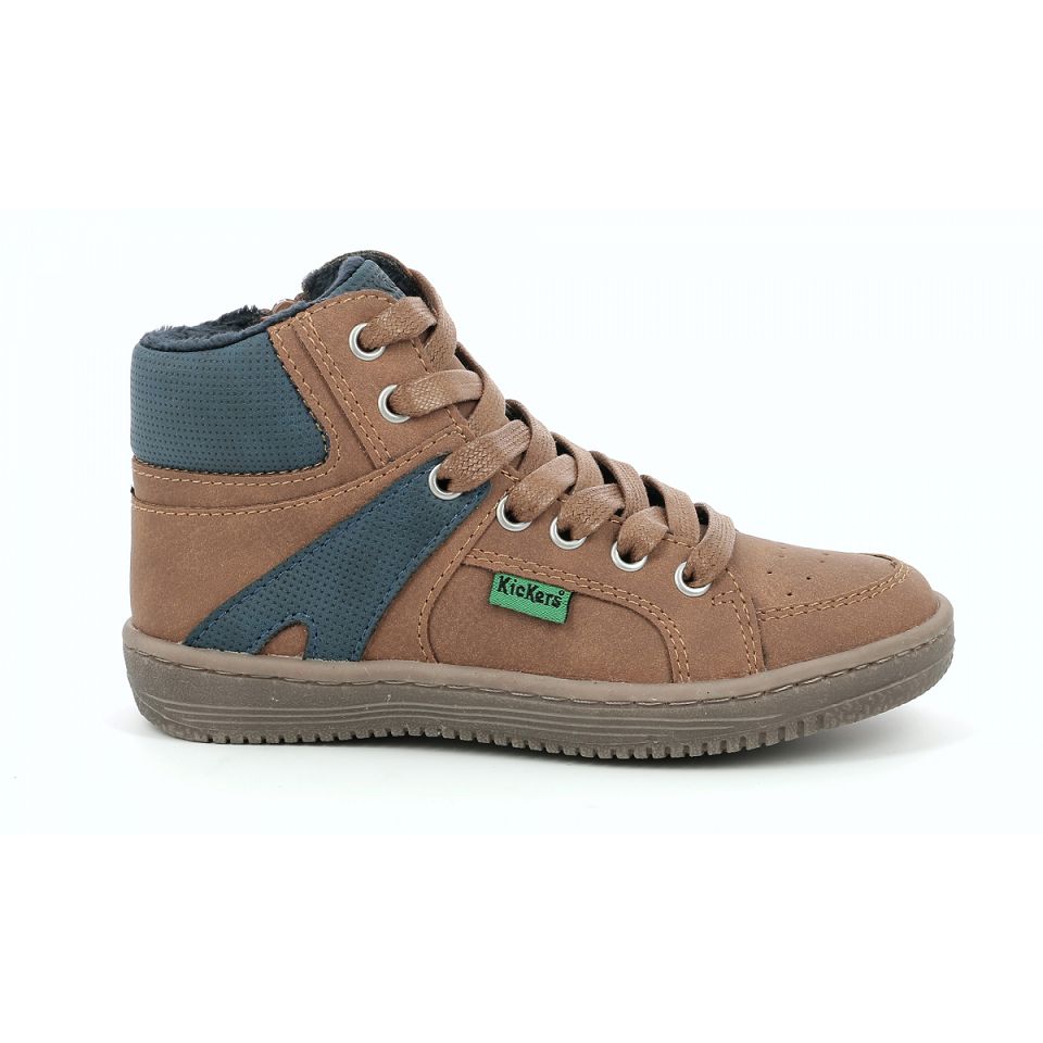 Kickers Lowell Sneakers Pojke Blå | 57082-RQXE