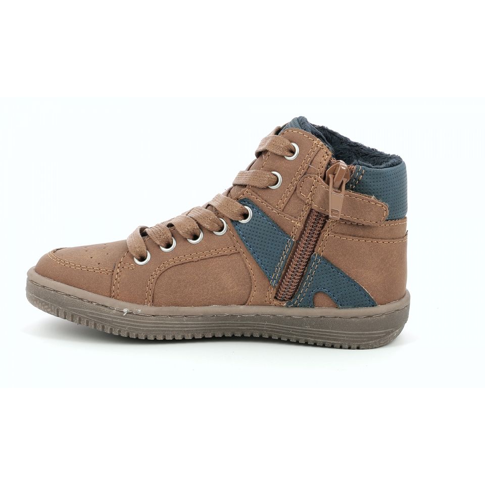 Kickers Lowell Sneakers Pojke Blå | 57082-RQXE
