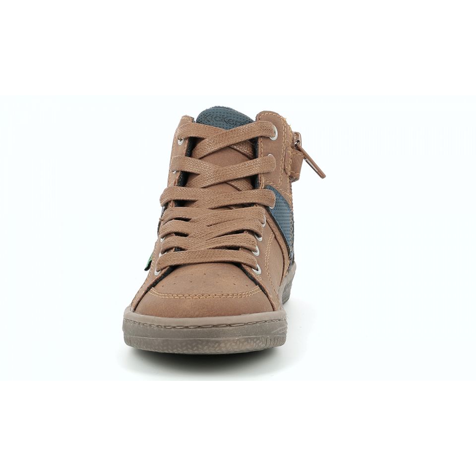 Kickers Lowell Sneakers Pojke Blå | 57082-RQXE