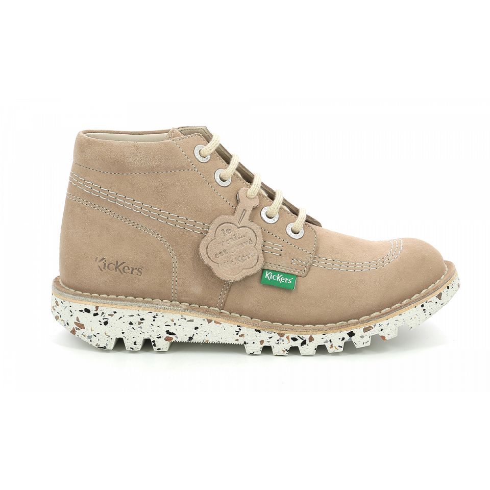 Kickers Neorallye Ankelboots Dam Beige | 52901-ZPIQ
