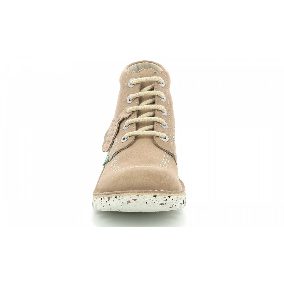 Kickers Neorallye Ankelboots Dam Beige | 52901-ZPIQ