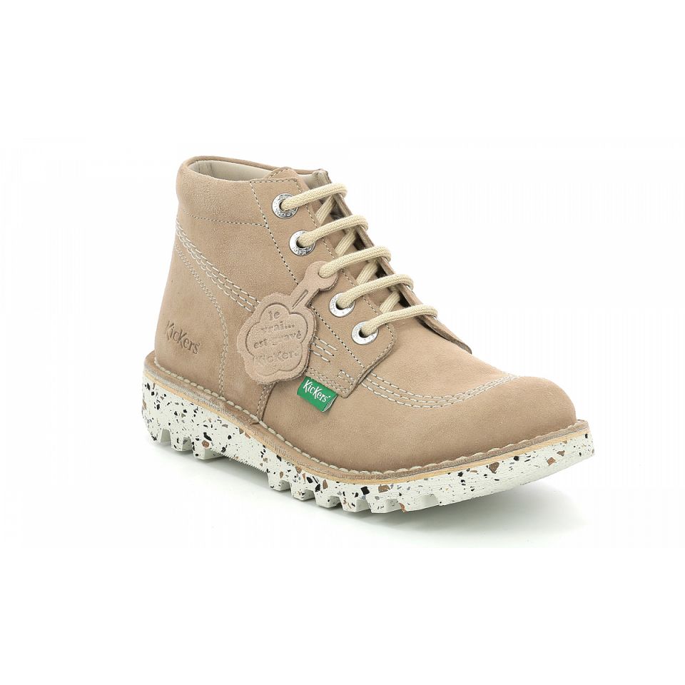 Kickers Neorallye Ankelboots Dam Beige | 52901-ZPIQ