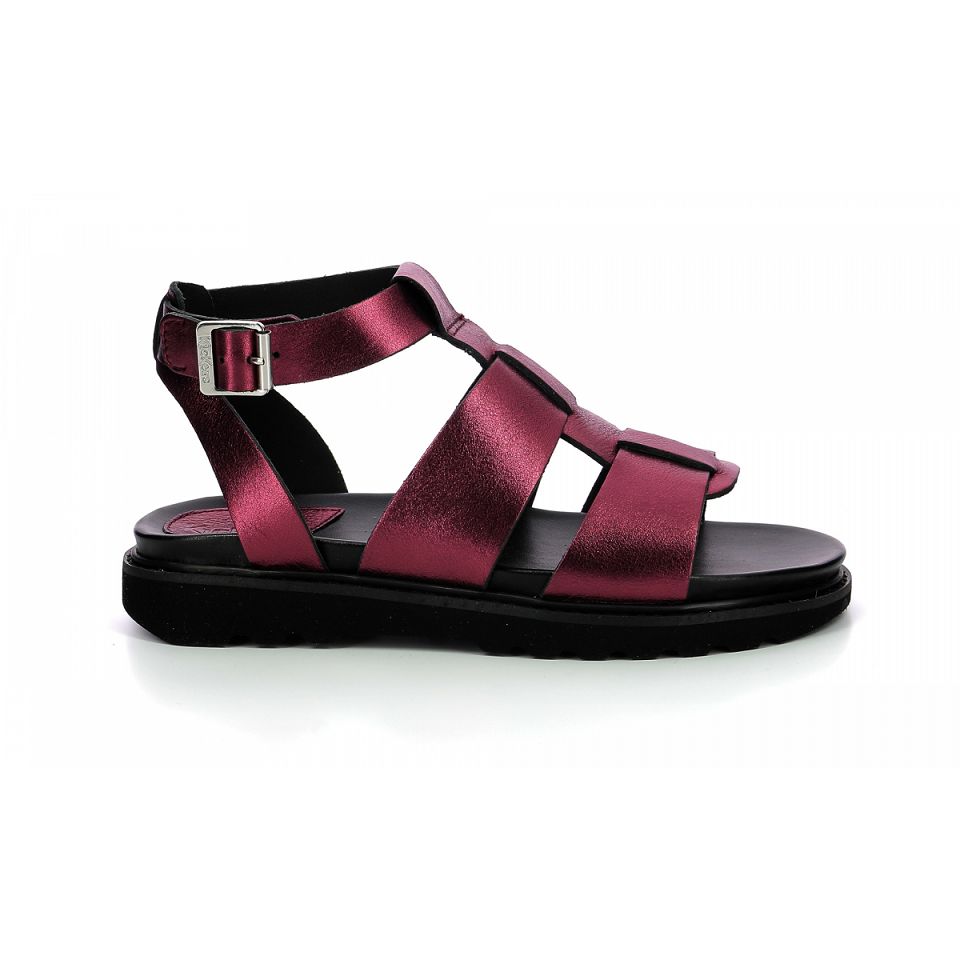Kickers Neorock Sandaler Dam Röda Metal | 75842-TLNQ