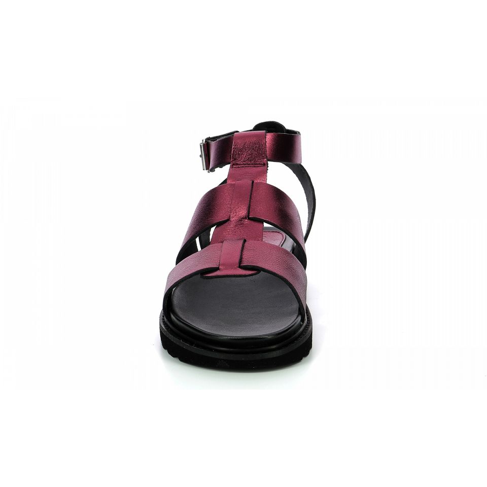 Kickers Neorock Sandaler Dam Röda Metal | 75842-TLNQ