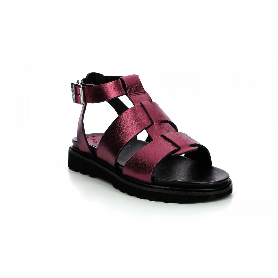 Kickers Neorock Sandaler Dam Röda Metal | 75842-TLNQ