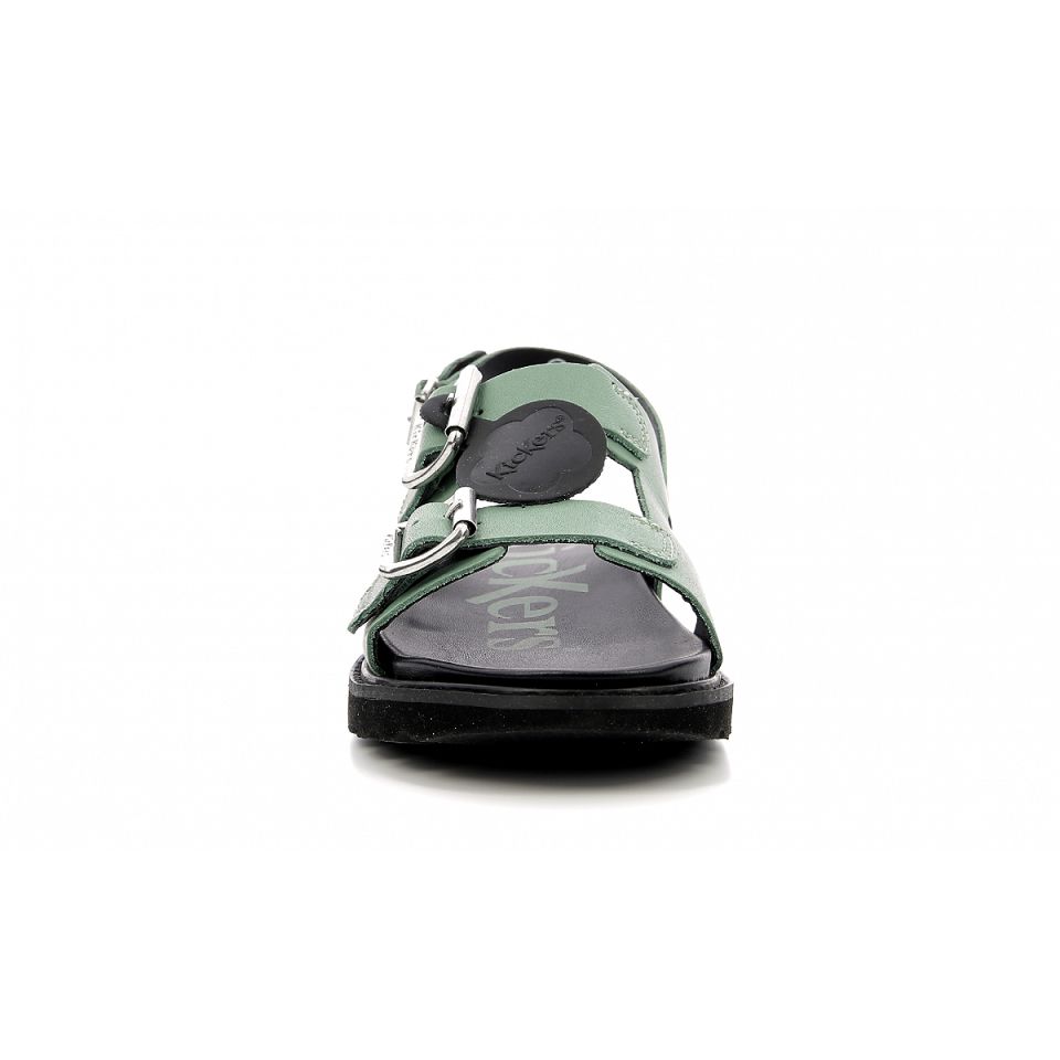Kickers Neosummer Sandaler Dam Gröna | 50921-ZABM
