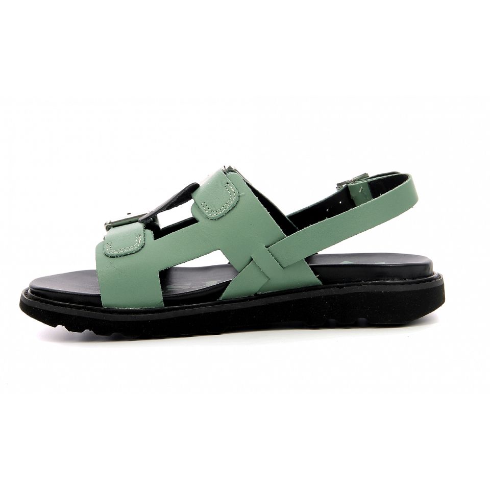 Kickers Neosummer Sandaler Dam Gröna | 50921-ZABM