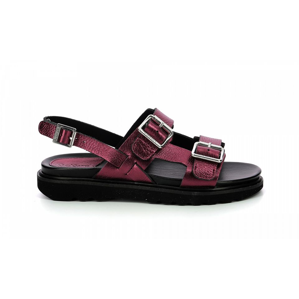 Kickers Neosummer Sandaler Dam Röda Metal | 17259-EDUA