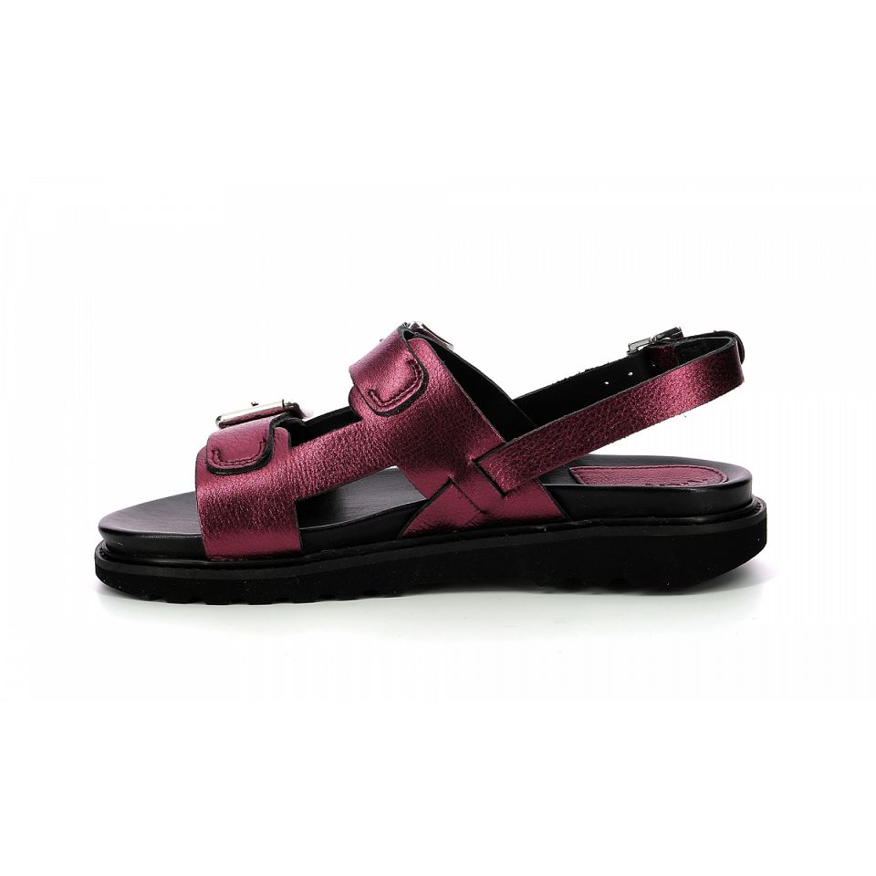 Kickers Neosummer Sandaler Dam Röda Metal | 17259-EDUA
