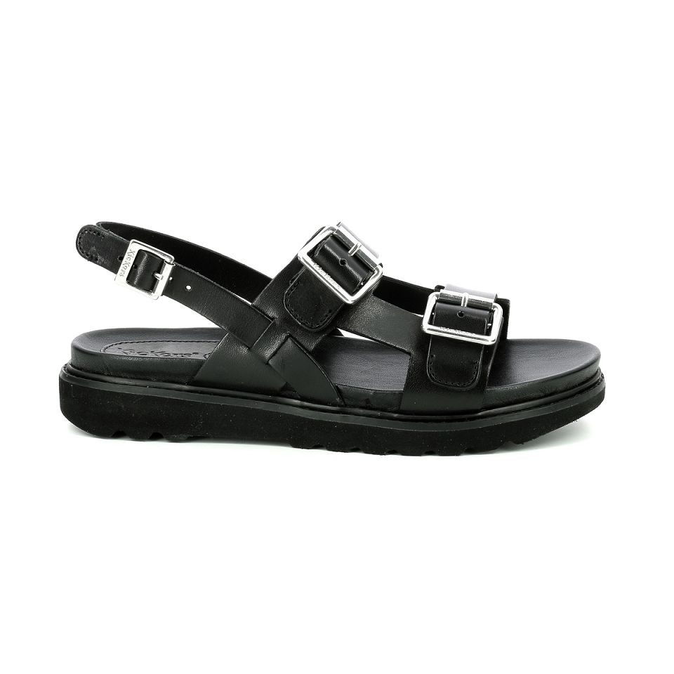 Kickers Neosummer Sandaler Dam Svarta | 79031-DYEL