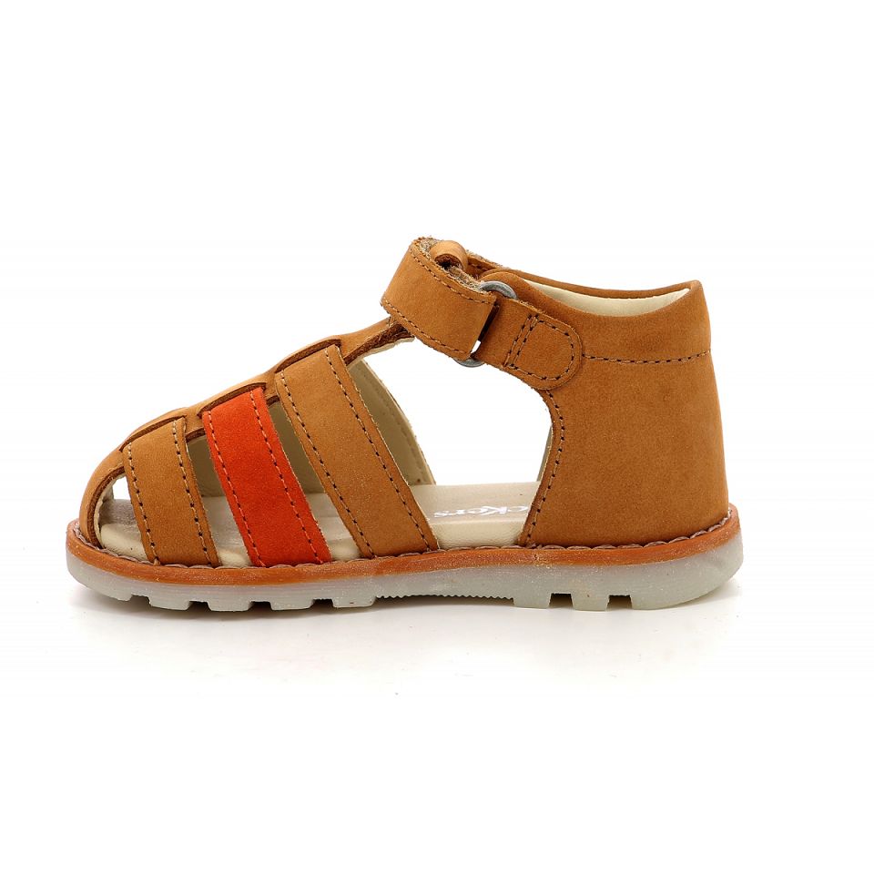 Kickers Nonopi Sandaler Pojke Camelange | 93187-WUBV