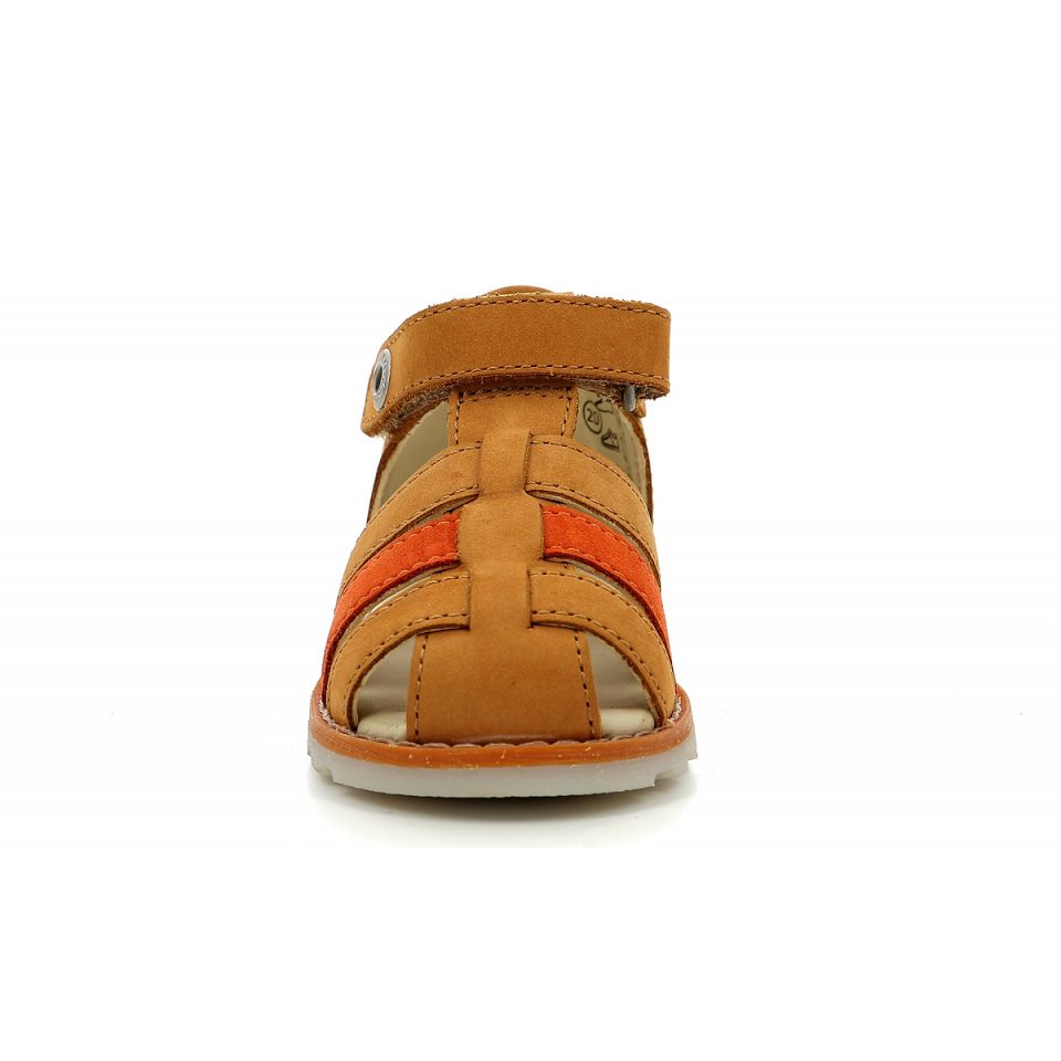 Kickers Nonopi Sandaler Pojke Camelange | 93187-WUBV