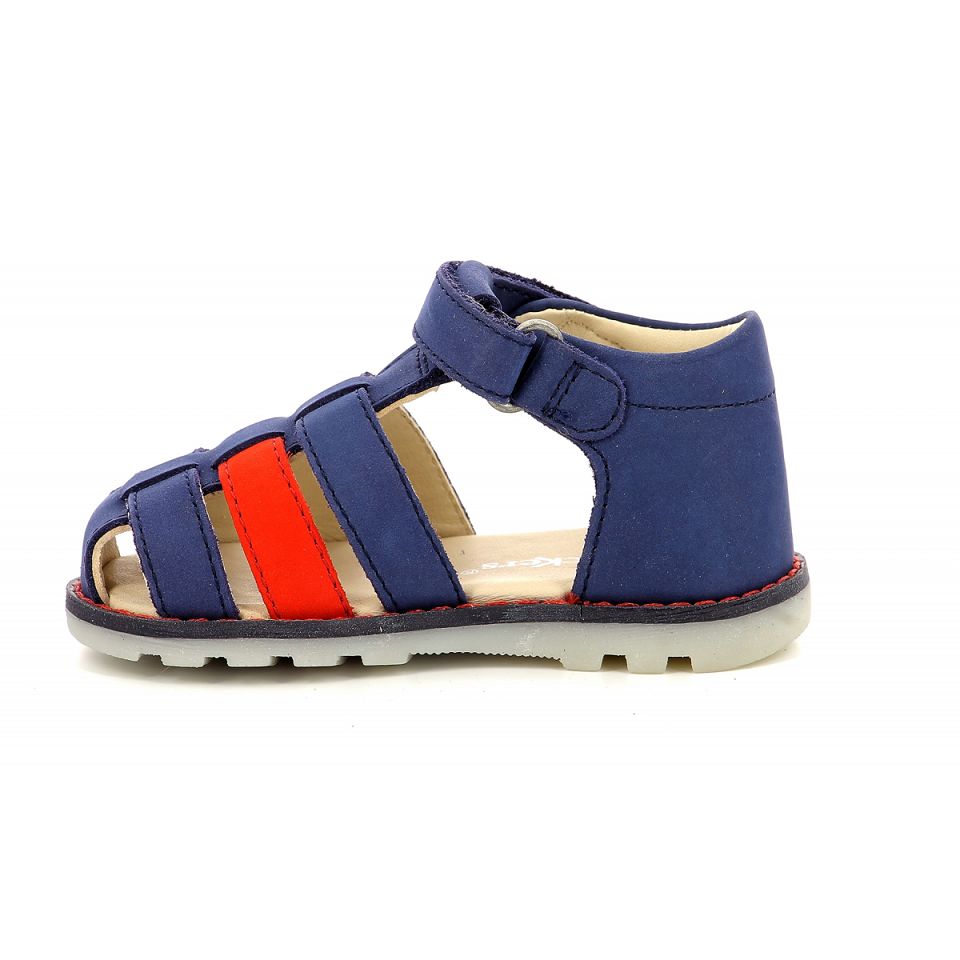 Kickers Nonopi Sandaler Pojke Röda | 64203-HSKC