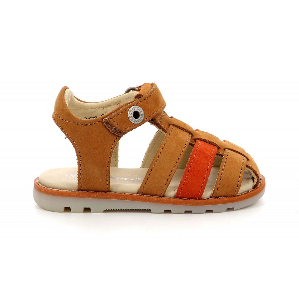 Kickers Nonosti Sandaler Pojke Camelange | 21034-EAOT