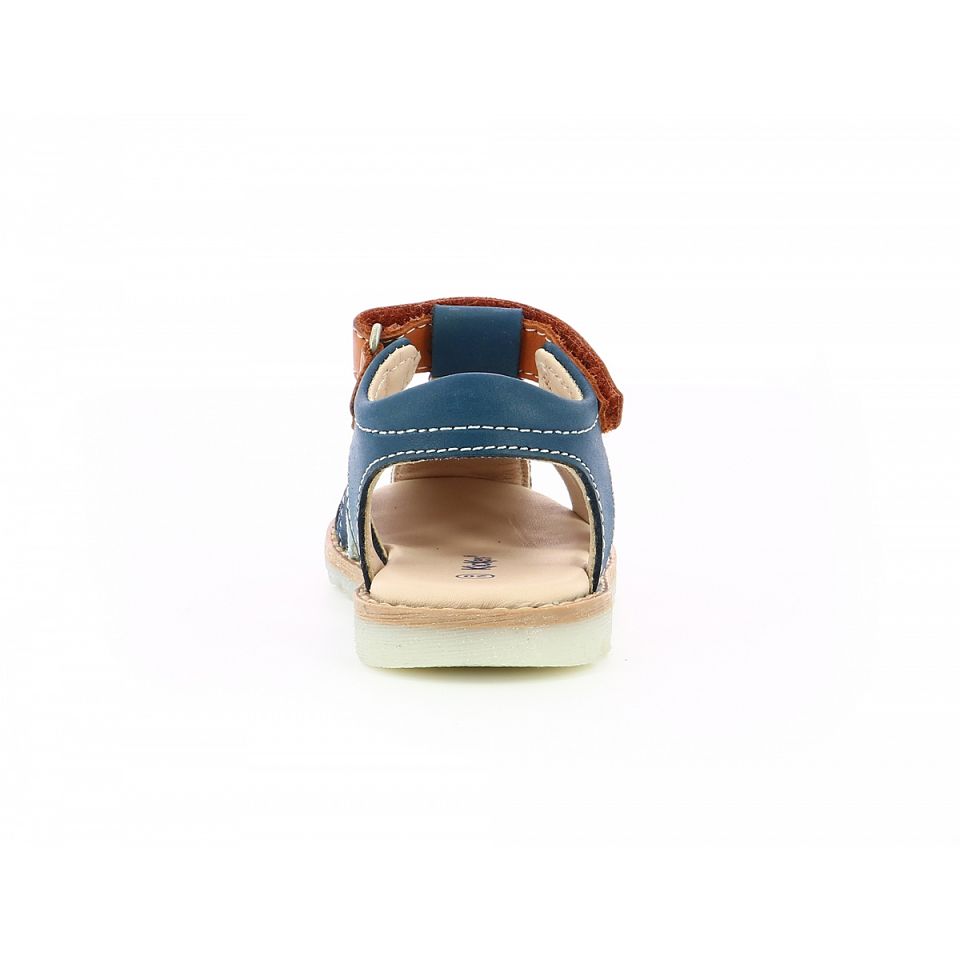 Kickers Nonosti Sandaler Pojke Marinblå | 37498-CUDM