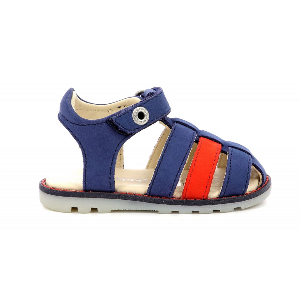 Kickers Nonosti Sandaler Pojke Röda | 65230-JGID