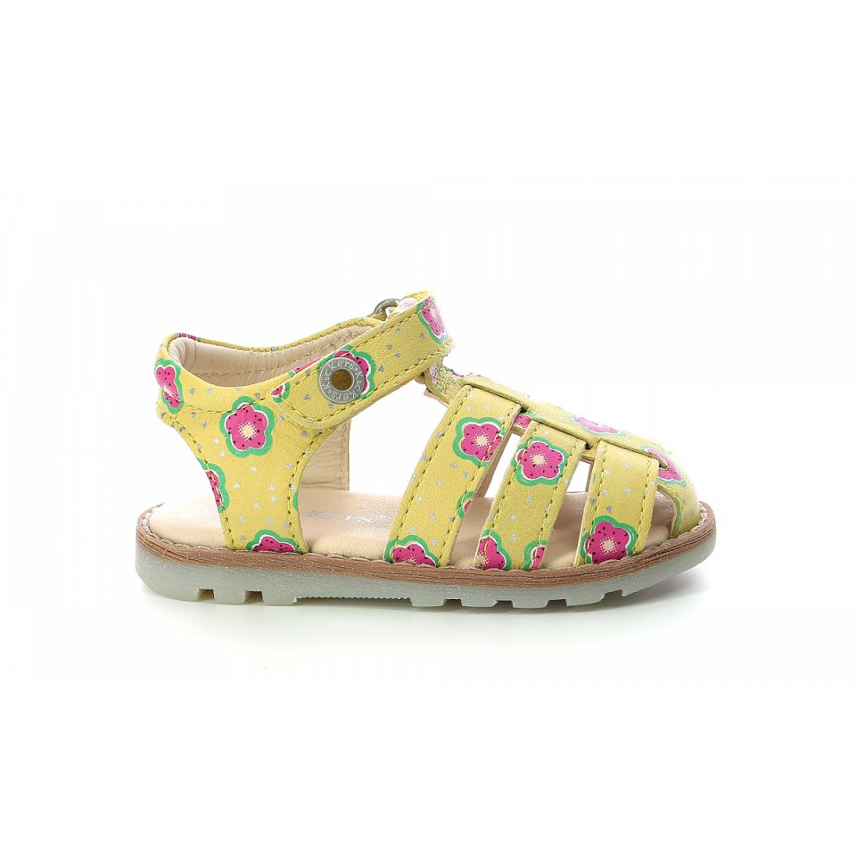 Kickers Nonosti Sandaler Tjej Blommiga | 20691-LHPJ