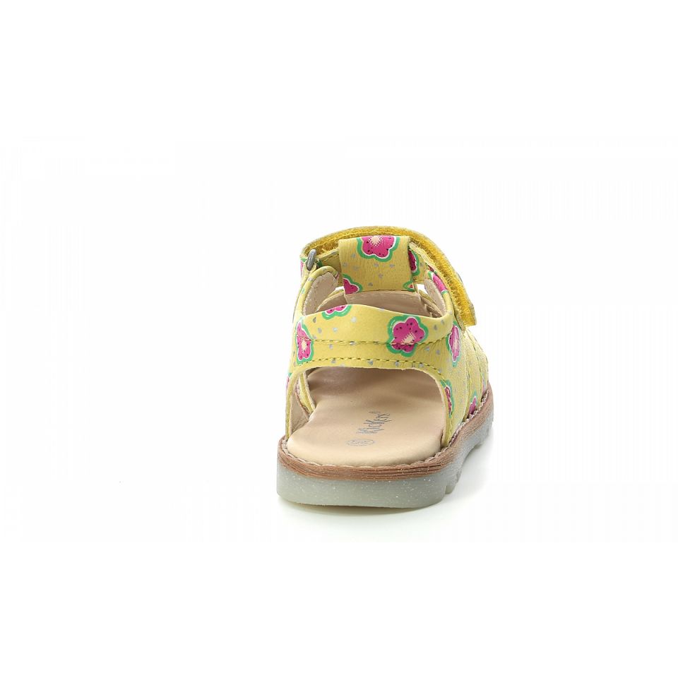 Kickers Nonosti Sandaler Tjej Blommiga | 20691-LHPJ