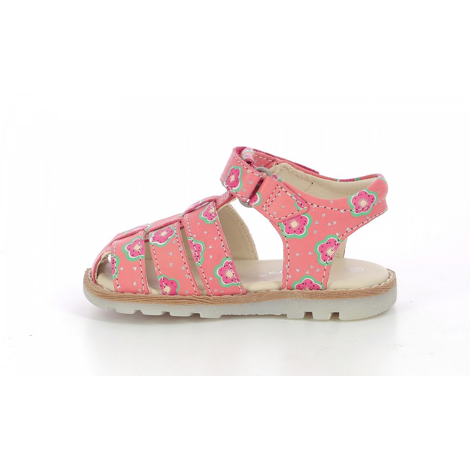 Kickers Nonosti Sandaler Tjej Rosa Blommiga | 25930-AZVL