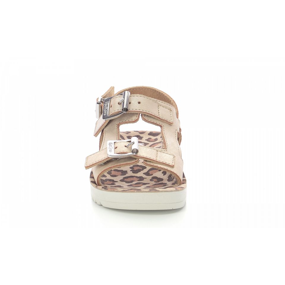 Kickers Odysummer Sandaler Tjej Guld | 27310-KXNQ