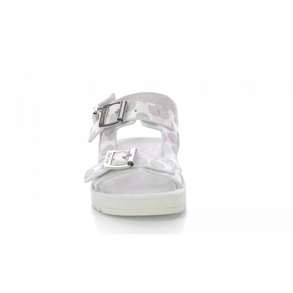 Kickers Odysummer Sandaler Tjej Vita | 87591-URXS