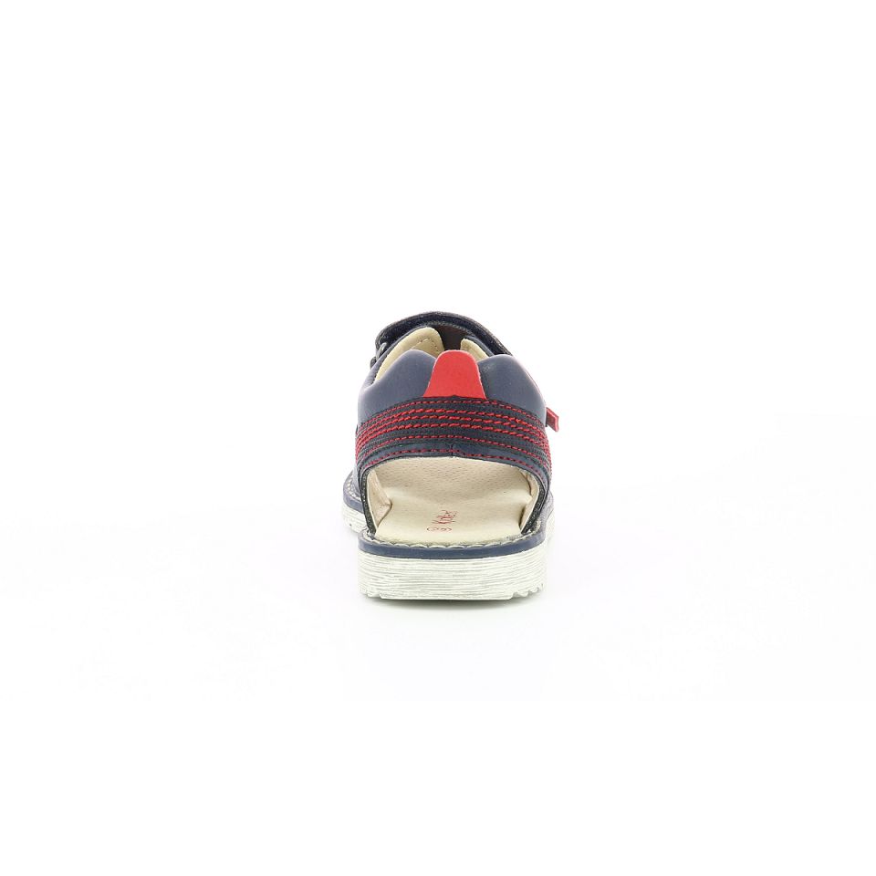 Kickers Pepper Sandaler Pojke Marinblå Röda | 26019-ITPG