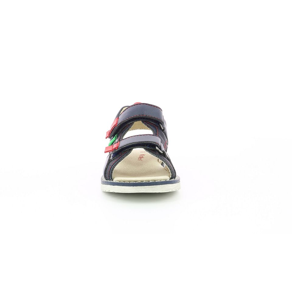 Kickers Pepper Sandaler Pojke Marinblå Röda | 26019-ITPG