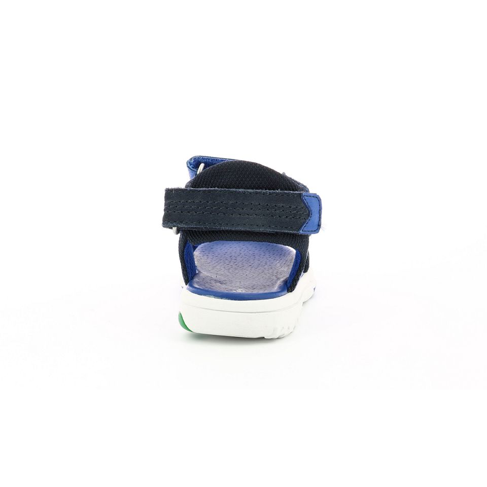 Kickers Plane Sandaler Pojke Marinblå | 15947-AXHC