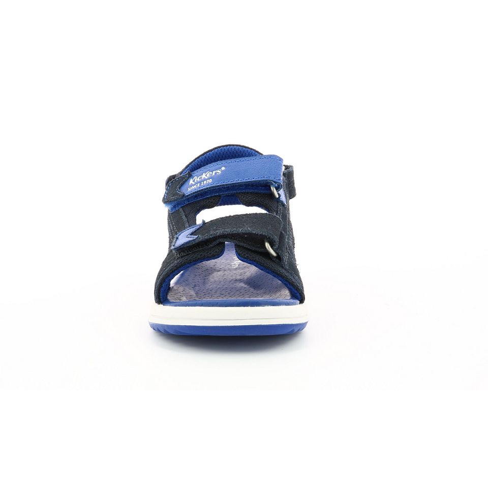 Kickers Plane Sandaler Pojke Marinblå | 15947-AXHC