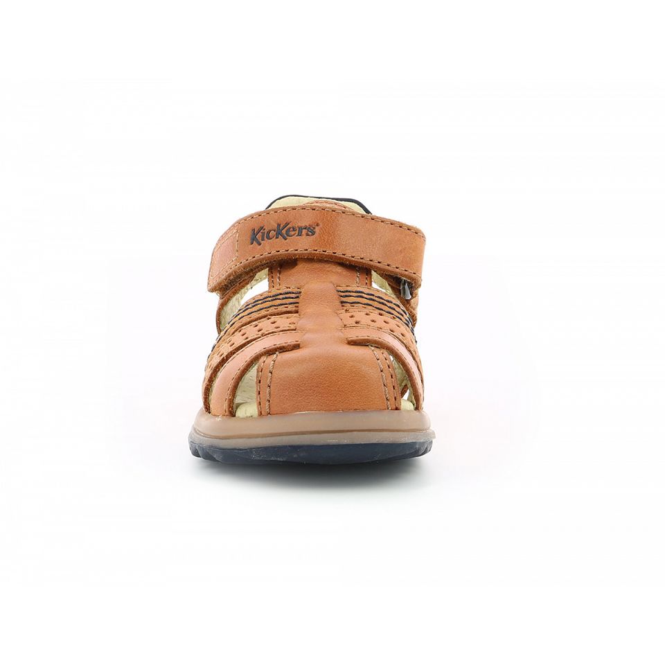 Kickers Platinium Sandaler Pojke Camel | 57429-OBUA