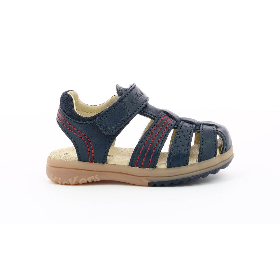 Kickers Platinium Sandaler Pojke Marinblå | 86037-ORTL