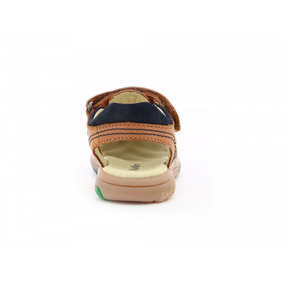 Kickers Platinium Sandaler Tjej Camel | 75130-QFOP