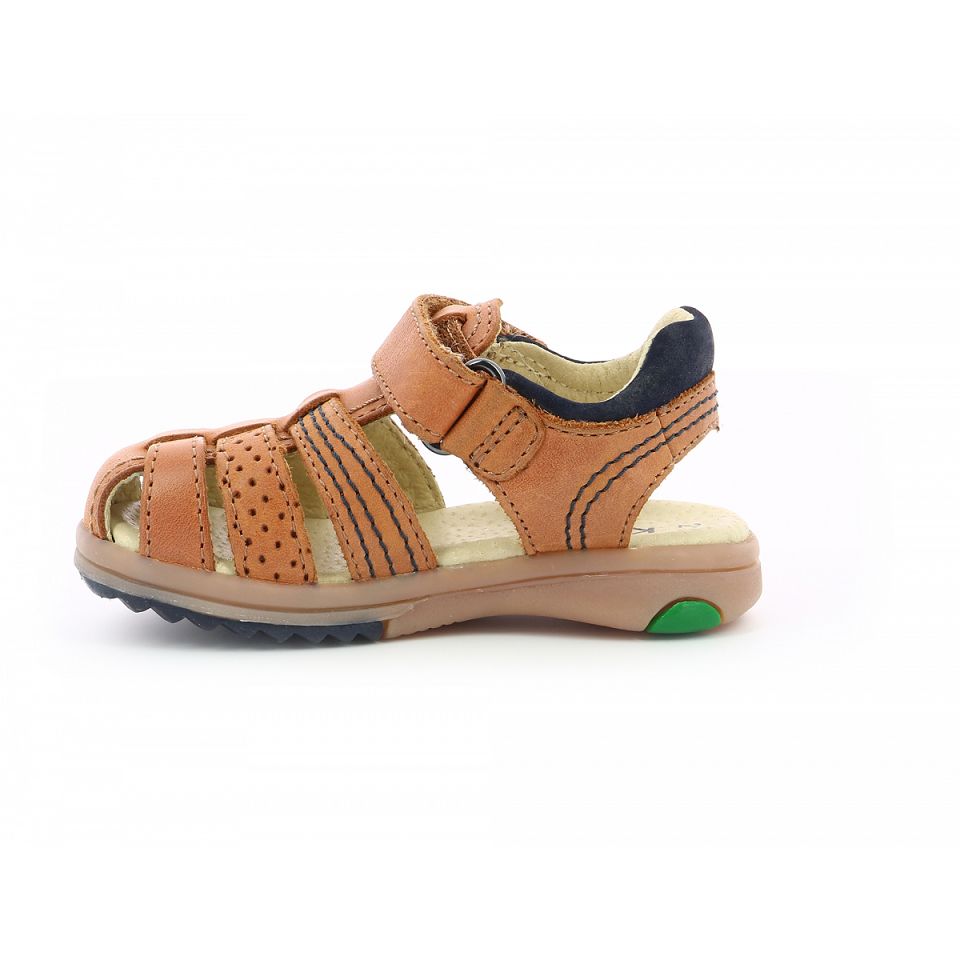 Kickers Platinium Sandaler Tjej Camel | 75130-QFOP