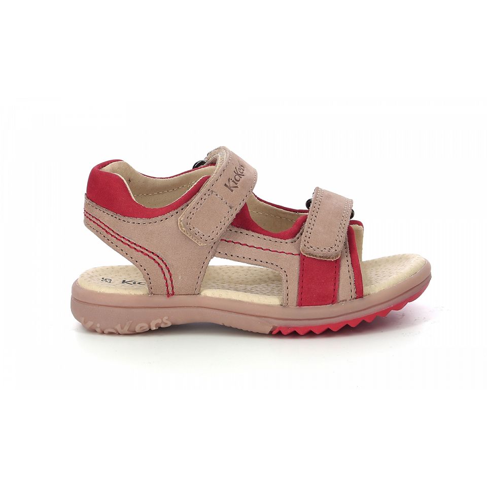 Kickers Platino Sandaler Pojke Beige Orange | 70328-UIEG