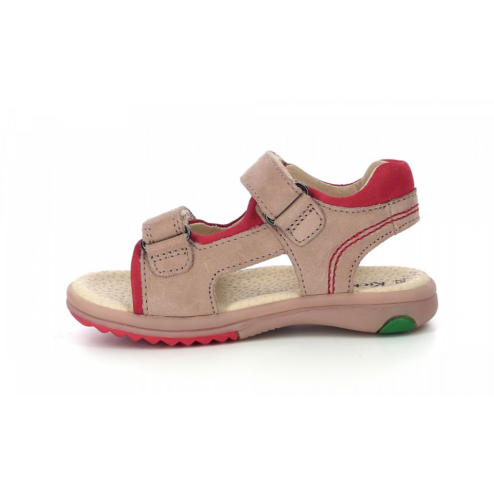 Kickers Platino Sandaler Pojke Beige Orange | 70328-UIEG