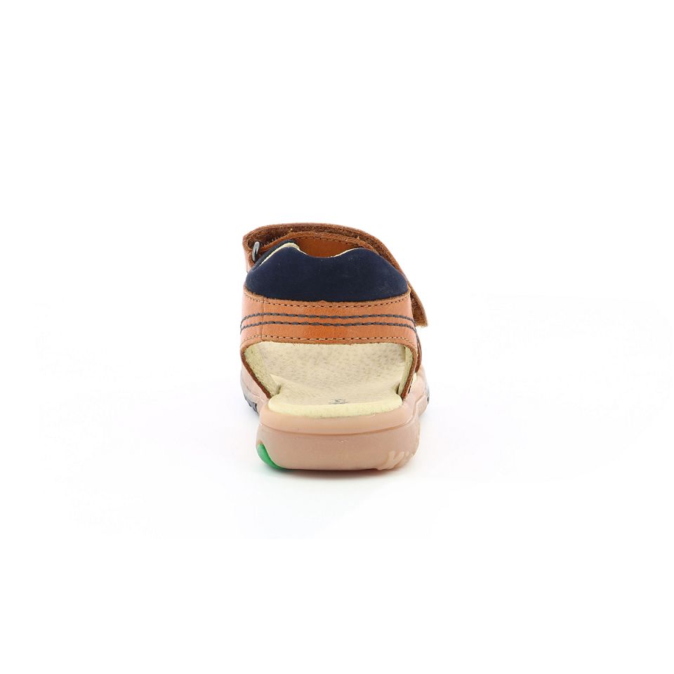 Kickers Platino Sandaler Pojke Camel | 62841-ICOG
