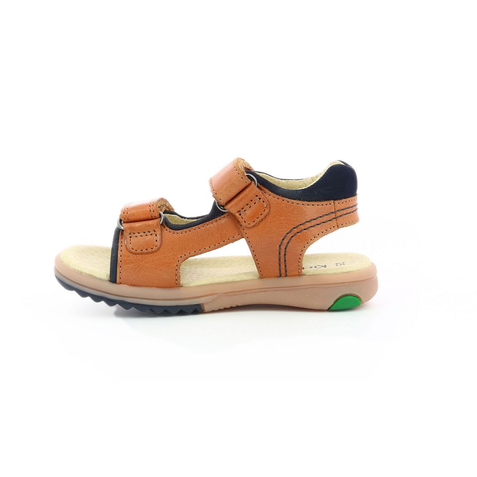 Kickers Platino Sandaler Pojke Camel | 62841-ICOG